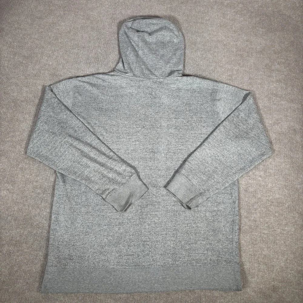 Vintage DC‎ Shoes Hoodie Sweatshirt Mens XL Full Zip Gray Lightweight Skate Y2K